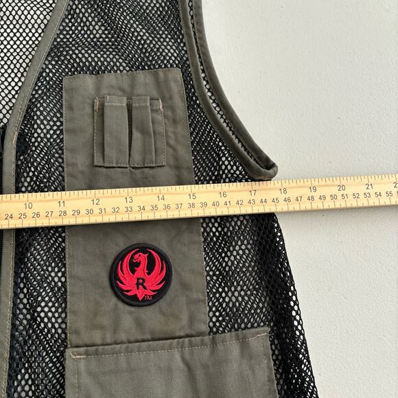 Ruger Men's Size Small Lightweight Outdoor Tactical Shooting Vest - Picture 5 of 8